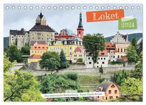 Loket – Das böhmische Rothenburg (Tischkalender 2024 DIN A5 quer), CALVENDO Monatskalender von Kruse,  Gisela