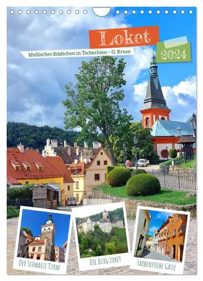 Loket – Idyllisches Städtchen in Tschechien (Wandkalender 2024 DIN A4 hoch), CALVENDO Monatskalender von Kruse,  Gisela