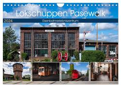 Lokschuppen Pasewalk (Wandkalender 2024 DIN A4 quer), CALVENDO Monatskalender von Gierok / Magic Artist Design,  Steffen