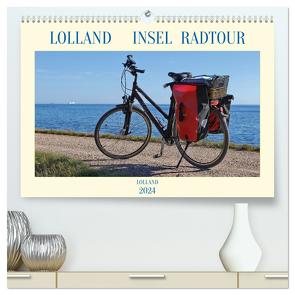 Lolland Insel Radtour = Projekt # 330 (hochwertiger Premium Wandkalender 2024 DIN A2 quer), Kunstdruck in Hochglanz