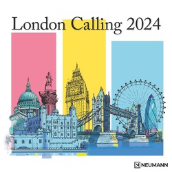 London Calling 2024 – Wand-Kalender – Broschüren-Kalender – 30×30 – 30×60 geöffnet