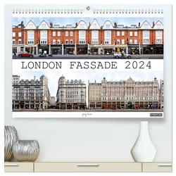 London Fassade 2024 (hochwertiger Premium Wandkalender 2024 DIN A2 quer), Kunstdruck in Hochglanz von Rom,  Jörg
