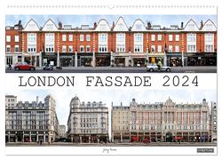 London Fassade 2024 (Wandkalender 2024 DIN A2 quer), CALVENDO Monatskalender von Rom,  Jörg