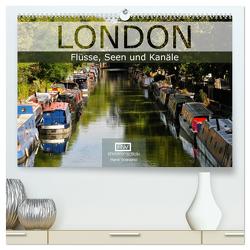London – Flüsse, Seen und Kanäle (hochwertiger Premium Wandkalender 2024 DIN A2 quer), Kunstdruck in Hochglanz von Wersand,  René