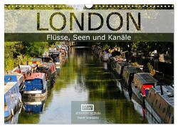 London – Flüsse, Seen und Kanäle (Wandkalender 2024 DIN A3 quer), CALVENDO Monatskalender von Wersand,  René