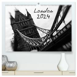 London (hochwertiger Premium Wandkalender 2024 DIN A2 quer), Kunstdruck in Hochglanz von Silberstein,  Reiner