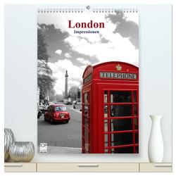 London – Impressionen (hochwertiger Premium Wandkalender 2024 DIN A2 hoch), Kunstdruck in Hochglanz von Bambach,  Hartwig