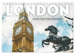London – In der Stadt der Superlative. (Tischkalender 2024 DIN A5 quer), CALVENDO Monatskalender von SF,  SF