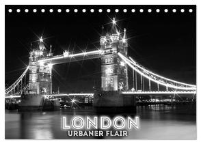 LONDON Urbaner Flair (Tischkalender 2024 DIN A5 quer), CALVENDO Monatskalender von Viola,  Melanie