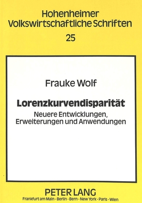 Lorenzkurvendisparität von Wolf,  Frauke
