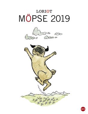 Loriot Möpse – Kalender 2019 von Heye, Loriot