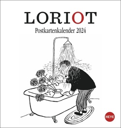 Loriot Postkartenkalender 2024 von Loriot