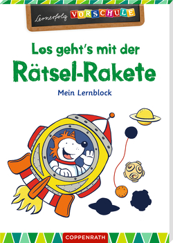 Los geht’s mit der Rätsel-Rakete von Carstens,  Birgitt, Wagner,  Charlotte