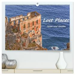 Lost Places – Türen und Fenster (hochwertiger Premium Wandkalender 2024 DIN A2 quer), Kunstdruck in Hochglanz von Hackstein,  Bettina