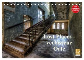 Lost Places – verlassene Orte (Tischkalender 2024 DIN A5 quer), CALVENDO Monatskalender von Buchspies,  Carina