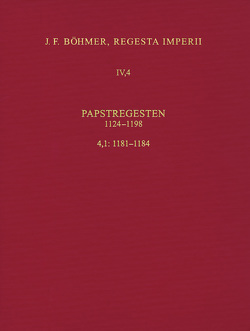 Regesta Imperii IV, 4, Lfg. 1: Lothar III. und Ältere Staufer von Baaken,  Karin, Schmidt,  Ulrich