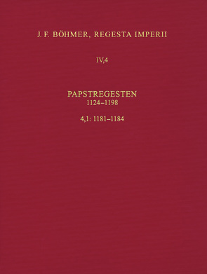 Regesta Imperii IV, 4, Lfg. 1: Lothar III. und Ältere Staufer von Baaken,  Karin, Schmidt,  Ulrich