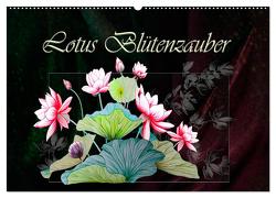 Lotus Blütenzauber (Wandkalender 2024 DIN A2 quer), CALVENDO Monatskalender von Djeric,  Dusanka