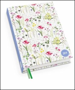Lovely Flowers Taschenkalender 2019 – Terminplaner mit Wochenkalendarium – Format 11,3 x 16,3 cm von DUMONT Kalenderverlag, Turnowsky
