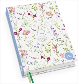 Lovely Flowers Taschenkalender 2022 ‒ Blumen-Design ‒ Terminplaner mit Wochenkalendarium ‒ Format 11,3 x 16,3 cm