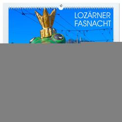 Lozärner Fasnacht (hochwertiger Premium Wandkalender 2024 DIN A2 quer), Kunstdruck in Hochglanz von Caumont,  Renaldo