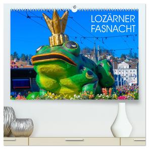 Lozärner Fasnacht (hochwertiger Premium Wandkalender 2024 DIN A2 quer), Kunstdruck in Hochglanz von Caumont,  Renaldo