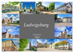 Ludwigsburg Impressionen (Wandkalender 2024 DIN A3 quer), CALVENDO Monatskalender von Meutzner,  Dirk