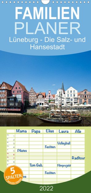 Lüneburg – Die Salz- und Hansestadt – Familienplaner hoch (Wandkalender 2022 , 21 cm x 45 cm, hoch) von Akrema-Photography