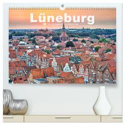 LÜNEBURG Ein- und Ausblicke von Andreas Voigt (hochwertiger Premium Wandkalender 2024 DIN A2 quer), Kunstdruck in Hochglanz von Voigt,  Andreas