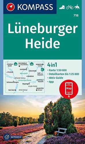 KOMPASS Wanderkarte Lüneburger Heide von KOMPASS-Karten GmbH