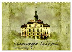 Lüneburger Skizzen (Wandkalender 2024 DIN A3 quer), CALVENDO Monatskalender von Habermann,  Ralf