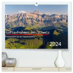 Luftaufnahmen der Schweiz (hochwertiger Premium Wandkalender 2024 DIN A2 quer), Kunstdruck in Hochglanz von Meyer,  Tis