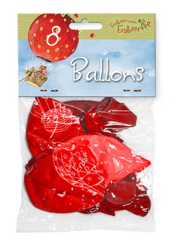 Erdbeerinchen Erdbeerfee. Luftballons (8 Stück) von Dahle,  Stefanie