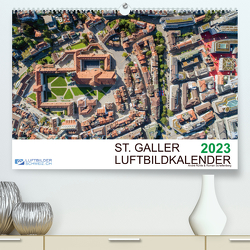 Luftbildkalender St. Gallen 2023CH-Version (Premium, hochwertiger DIN A2 Wandkalender 2023, Kunstdruck in Hochglanz) von Luftbilderschweiz.ch, Schellenberg & André Rühle,  Roman