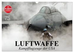 Luftwaffe. Kampfflugzeuge der USA (Wandkalender 2024 DIN A3 quer), CALVENDO Monatskalender von Stanzer,  Elisabeth