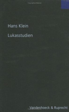 Lukasstudien von Klein,  Hans, Koch,  Dietrich-Alexander, Köckert,  Matthias