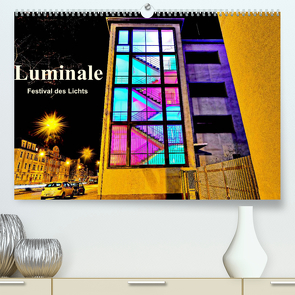 Luminale Festival des Lichts (Premium, hochwertiger DIN A2 Wandkalender 2022, Kunstdruck in Hochglanz) von Eckerlin,  Claus