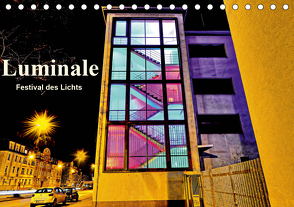 Luminale Festival des Lichts (Tischkalender 2021 DIN A5 quer) von Eckerlin,  Claus