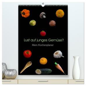Lust auf junges Gemüse? (hochwertiger Premium Wandkalender 2024 DIN A2 hoch), Kunstdruck in Hochglanz von Ebeling,  Christoph