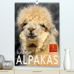 Lustige Alpakas (Premium, hochwertiger DIN A2 Wandkalender 2023, Kunstdruck in Hochglanz) von Roder,  Peter