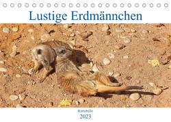 Lustige Erdmännchen (Tischkalender 2023 DIN A5 quer) von kattobello