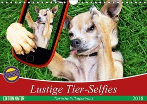 Lustige Tier-Selfies. Tierische Selbstportraits (Wandkalender 2018 DIN A4 quer) von Stanzer,  Elisabeth