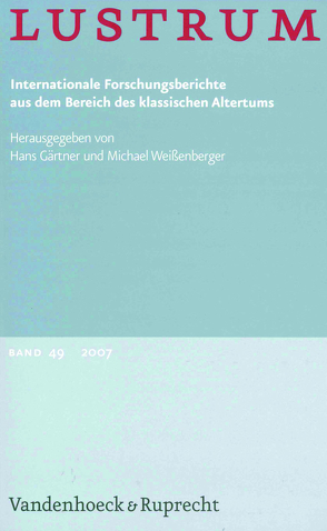 Lustrum Band 49 – 2007 von Vannini,  Giulio