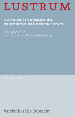 Lustrum Band 53 – 2011 von Calboli,  Guatiero, Chiron,  Pierre, Fiedler,  Martin