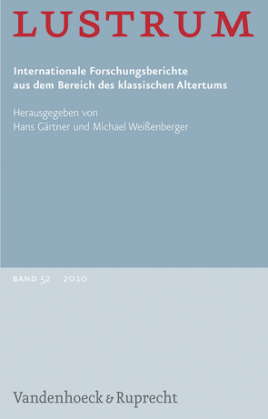 Lustrum Band 53 – 2011 von Calboli,  Guatiero, Chiron,  Pierre, Fiedler,  Martin