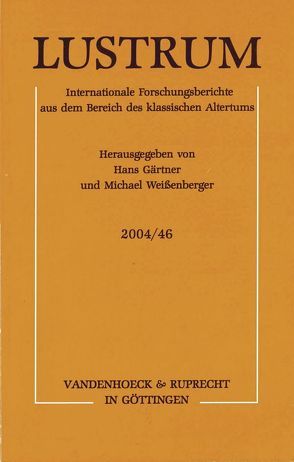 Lustrum Jahrgang 2004 / Band 46 von Kißel,  Walter