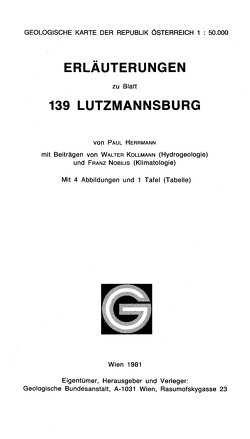 Lutzmannsburg von Herrmann,  Paul, Kollmann,  Walter, Nobilis,  Franz