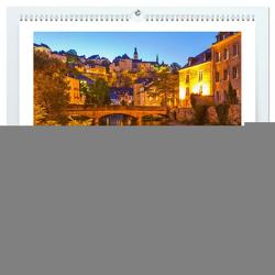 LUXEMBURG Stadt der Kontraste (hochwertiger Premium Wandkalender 2024 DIN A2 quer), Kunstdruck in Hochglanz von Dieterich,  Werner