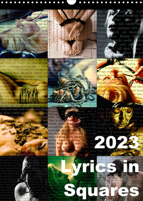 Lyrics In Squares (Wandkalender 2023 DIN A3 hoch) von Meyer-Broicher,  Carina