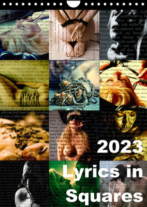 Lyrics In Squares (Wandkalender 2023 DIN A4 hoch) von Meyer-Broicher,  Carina